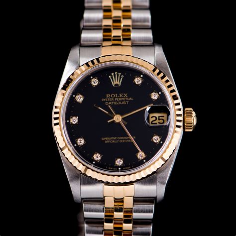 rolex oyster perpetual datejust 31 prestige with diamonds|rolex datejust 31mm diamond bezel.